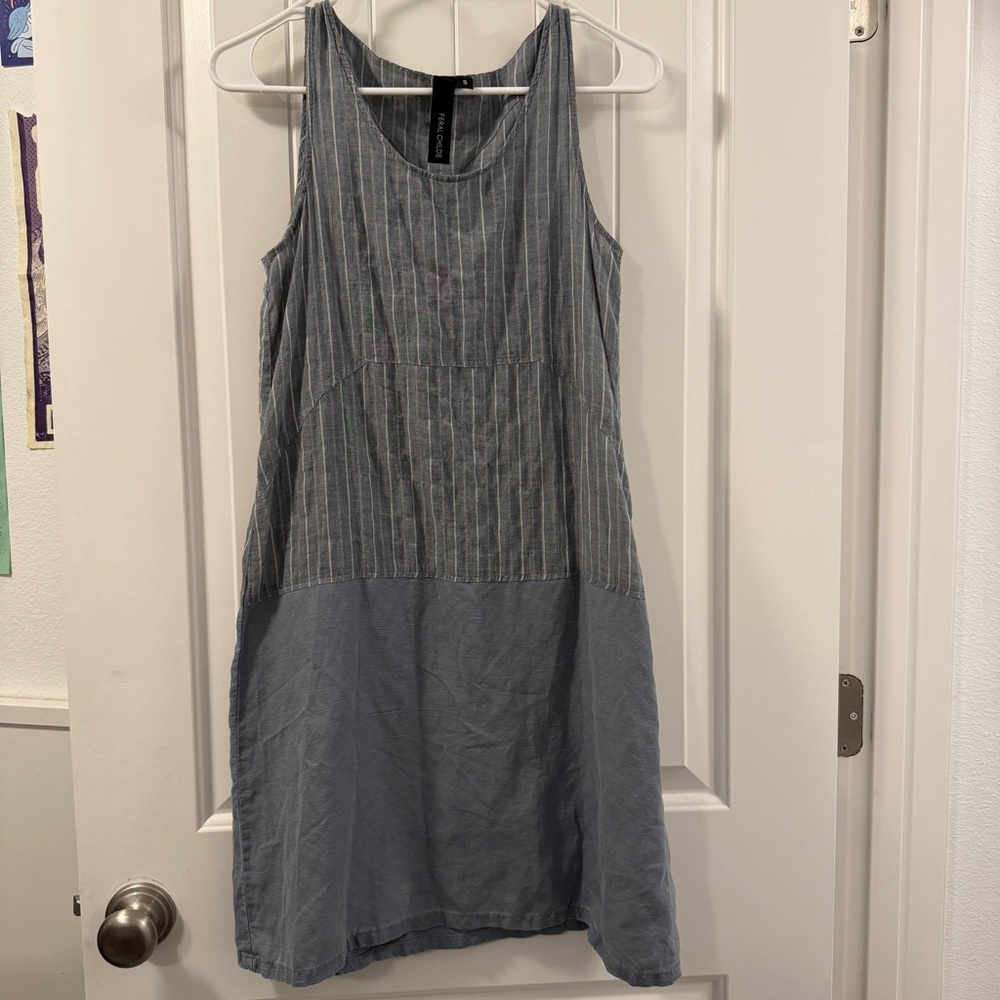 Feral Childe Linen Blend Long Tank Top Women’s Small